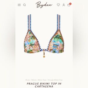 Bydee Bikini Prague Top in Cartegeña